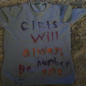 United Colors Of Benetton Blue V-Neck Sweater